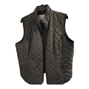 Van Heusen Men's Dark Quilted Vest XL